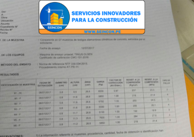 PEFORACIONES DIAMANTINA SEINCON